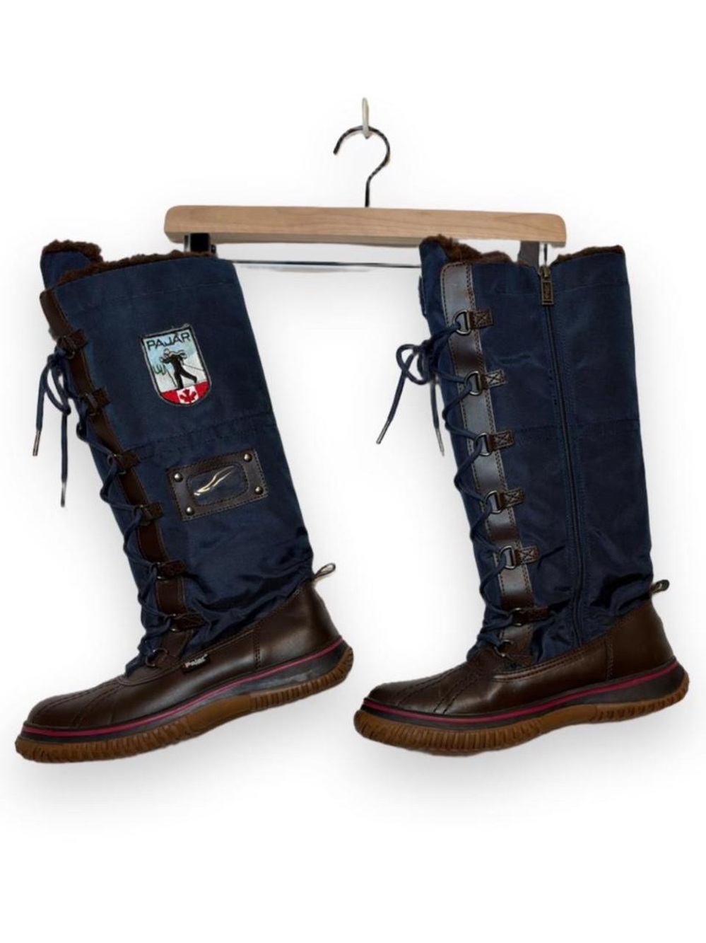 Pajar Canada Women’s Grip Boot in Navy/Khaki Color Way | 7-7.5 | Like-New